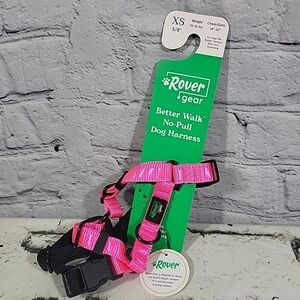 Rover Gear Better Walk No-Pull Dog Harness Size XS Hot Pink 10-16Lbs New